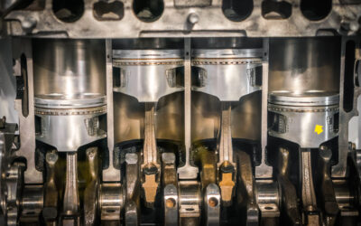 Engine piston cross section